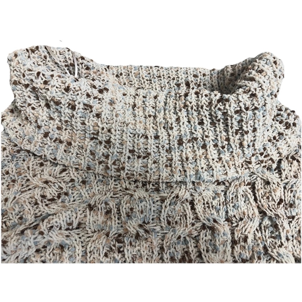 Moon & Madison Women’s S Cozy Confetti Cowl Neck Sweater Party Fall Winter Cold - Picture 5 of 7